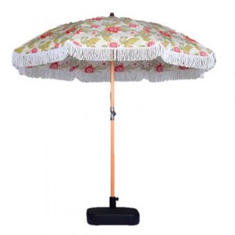 Umbrella Canopy with Fringe