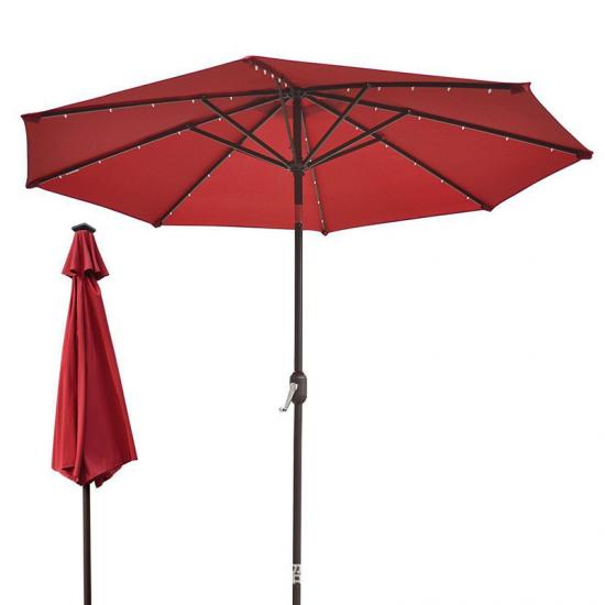 Patio Umbrella with Solar Lights